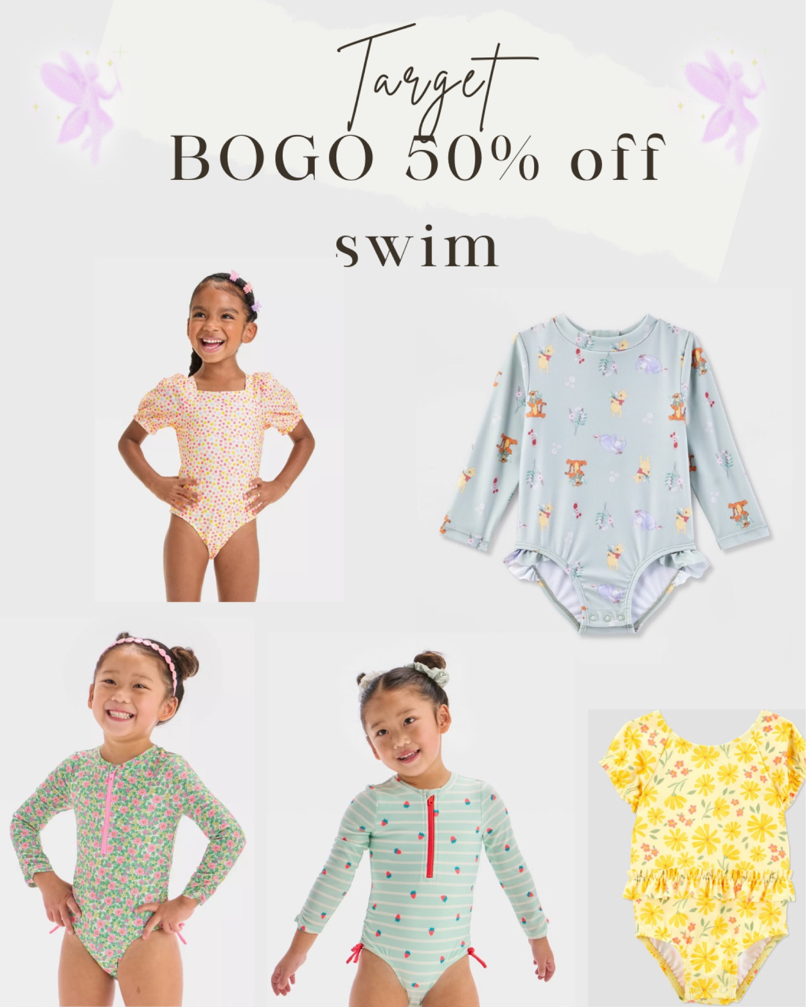 Target swim is BOGO 50% off 

#LTKFamily #LTKStyleTip #LTKKids