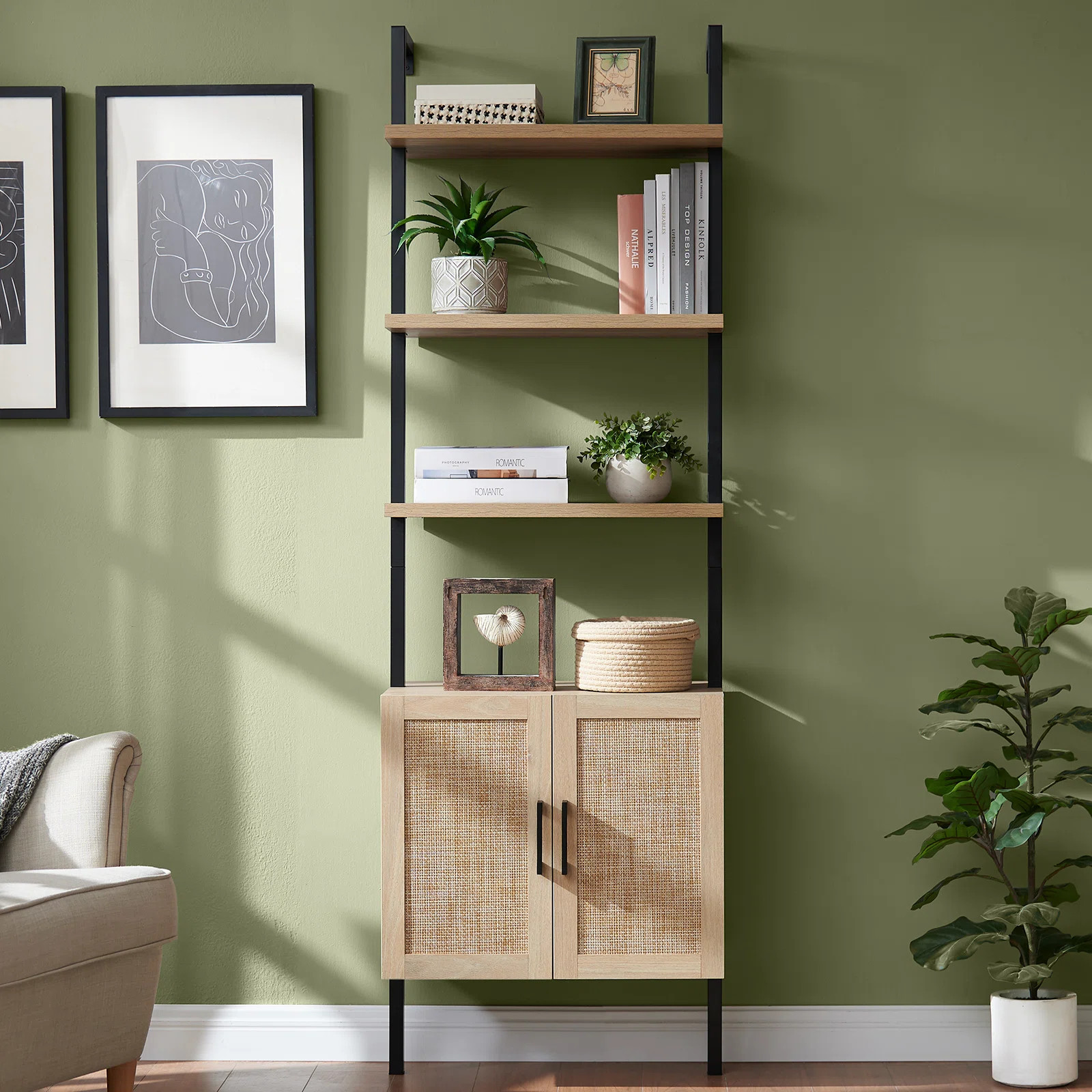 Dearbhaile Ladder Storage Bookcase | Wayfair North America