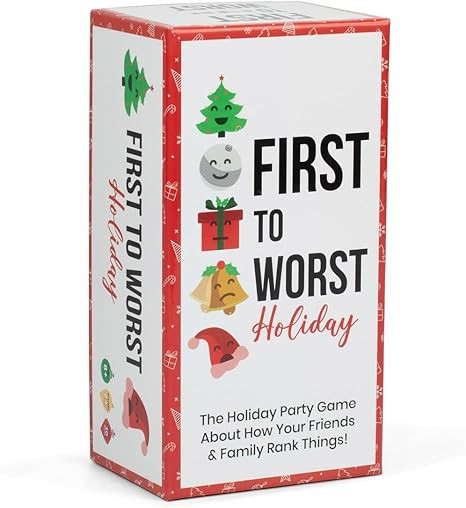 Holiday Edition Party Game - A Festive Card Game About How Your Friends & Family Rank Things - Pe... | Amazon (US)