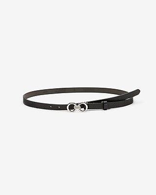 Skinny Knotted Buckle Belt | Express