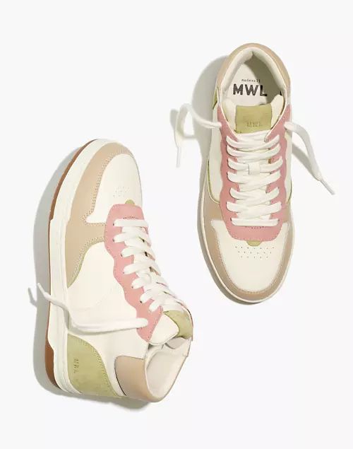 Court High-Top Sneakers in Colorblock | Madewell