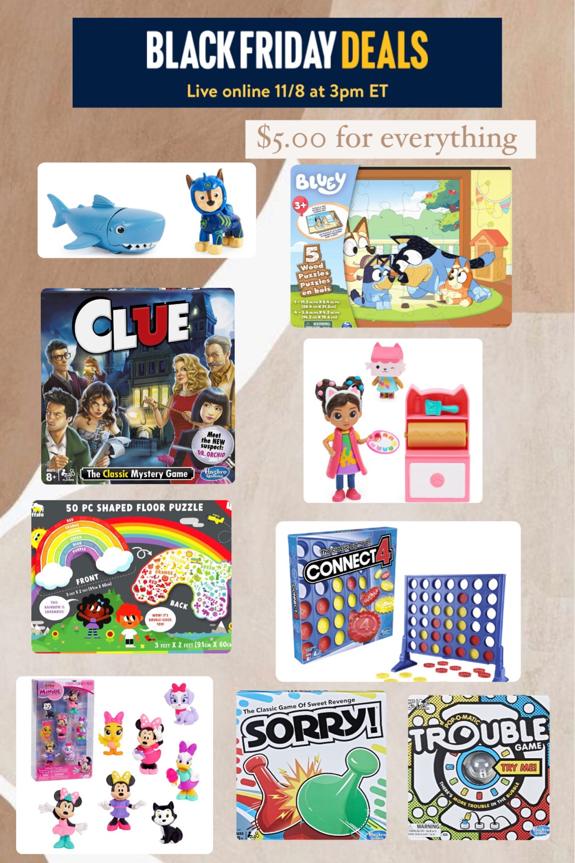 $5.00 Black Friday Deals @walmart #sale #christmas #toys #blackfridaydeals

#LTKsalealert #LTKHolidaySale #LTKGiftGuide