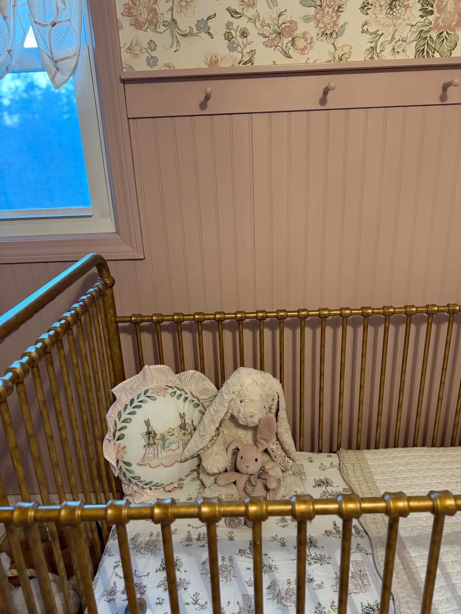 Spring bunny bedding for Emma's room 

#LTKHome #LTKBaby #LTKmomlife