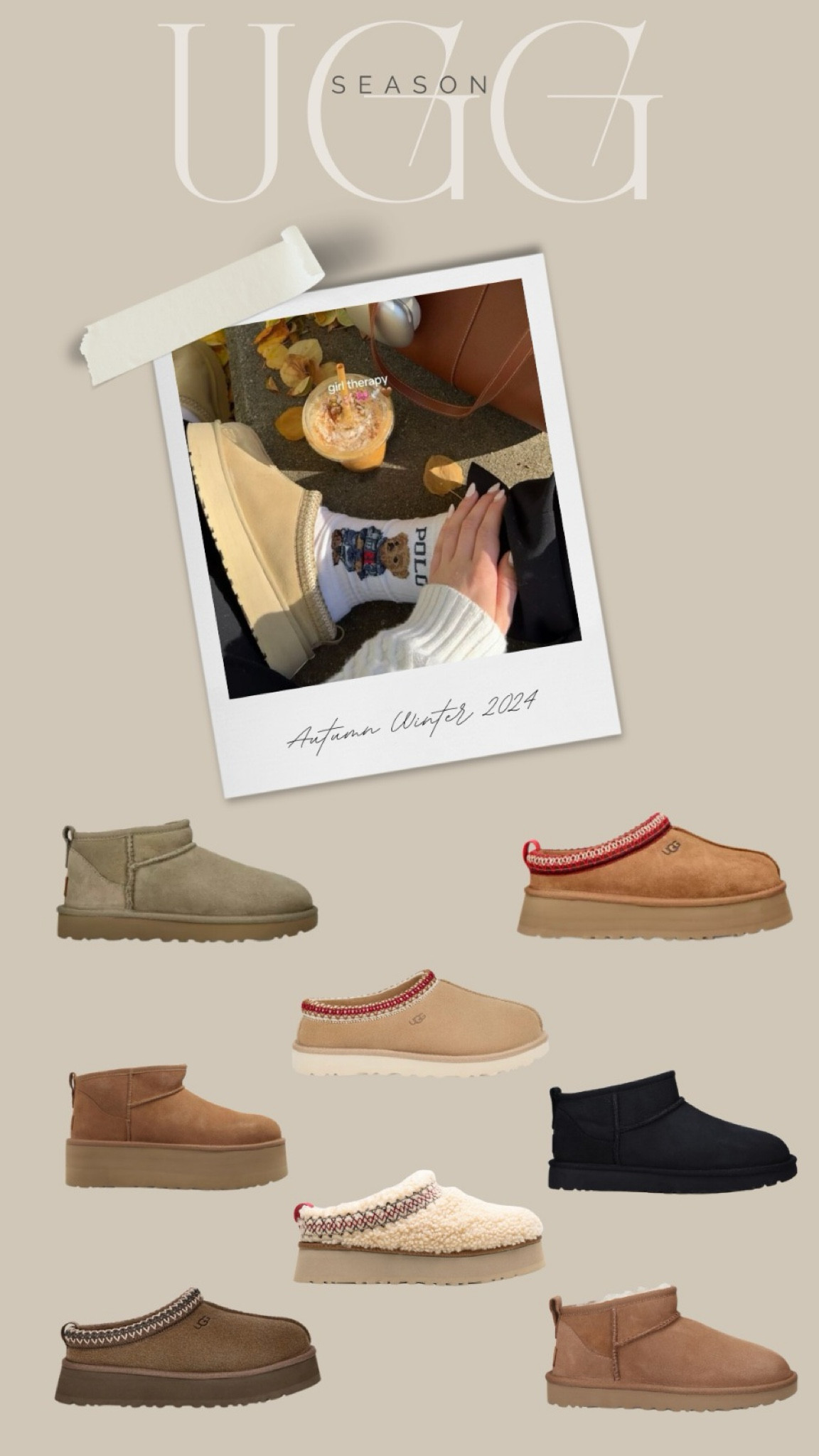 UGG season is officially here! 🍂 From the ultra-cozy UGG Tazz and UGG Clog to the classic UGG Tasman, UGG Mini, and UGG Ultra Mini, there’s a pair for every cozy occasion. Which ones are topping your wishlist this fall? 

 #UGG #FallFashion #UGGTazz #UGGClog #UGGTasman #UGGMini #UGGUltraMini

#LTKeurope #LTKshoes #LTKautumn