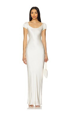 Amanda Uprichard Senna Maxi in Ivory from Revolve.com | Revolve Clothing (Global)