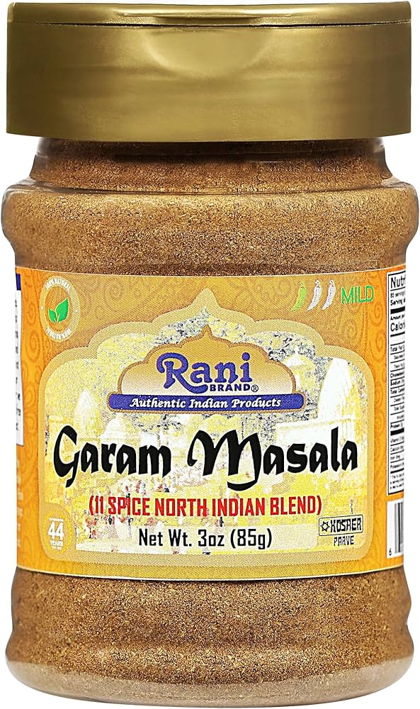 Rani Garam Masala Indian 11-Spice Blend 3oz (85g) PET Jar ~ All Natural, Salt-Free | Vegan | No C... | Amazon (US)