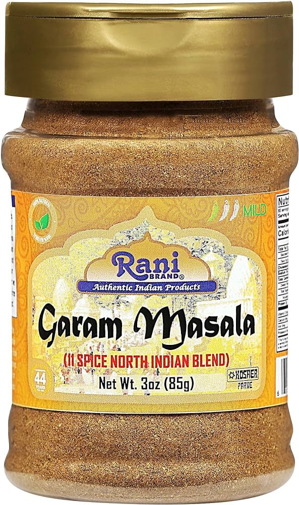 Rani Garam Masala Indian 11-Spice Blend 3oz (85g) PET Jar ~ All Natural, Salt-Free | Vegan | No C... | Amazon (US)