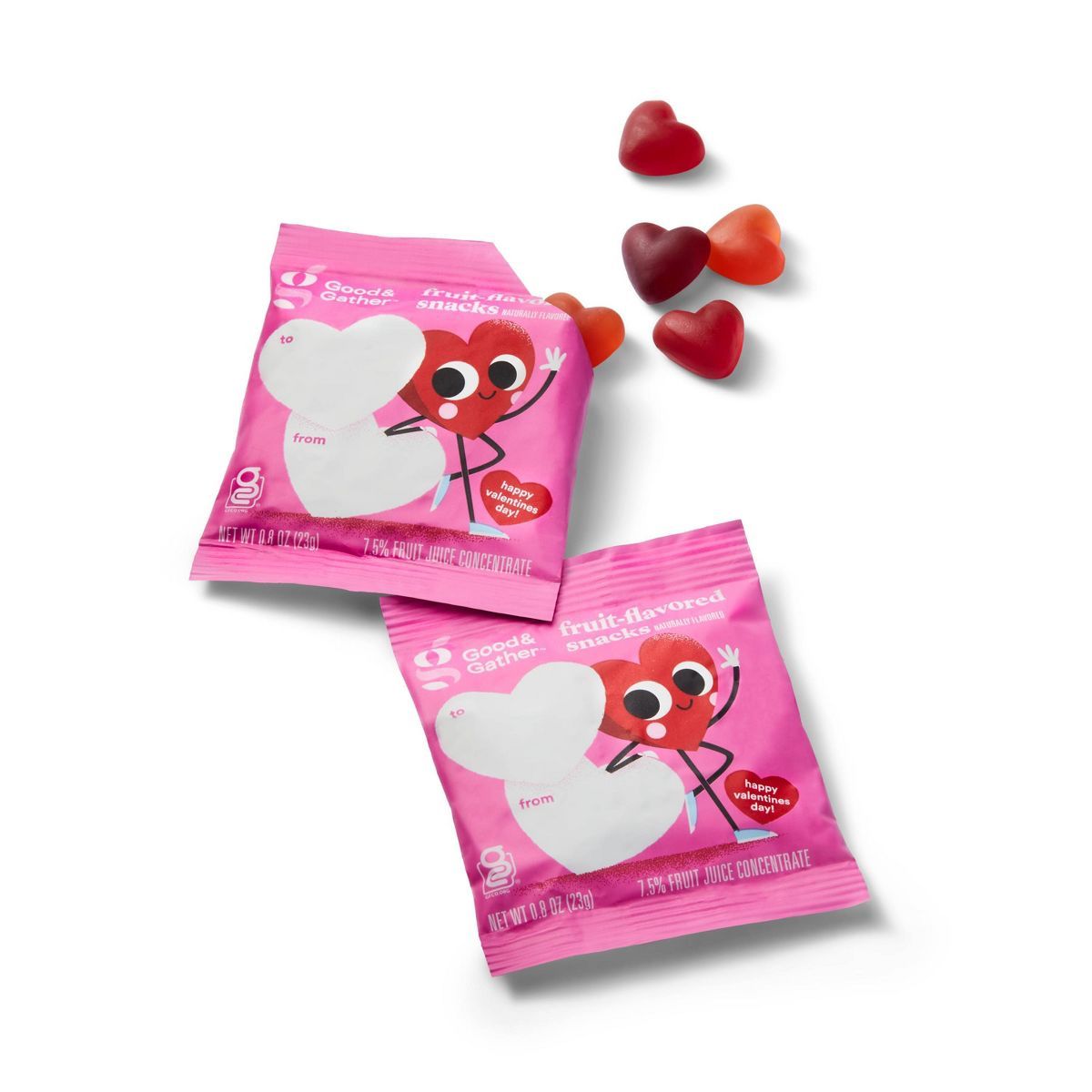 Valentine's Fruit Flavored Snacks - 22.4oz - Good & Gather™ | Target