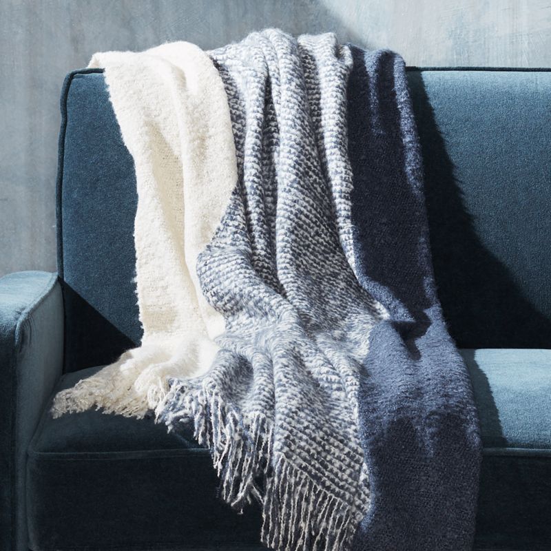 Letti Fringe Throw + Reviews | Crate and Barrel | Crate & Barrel