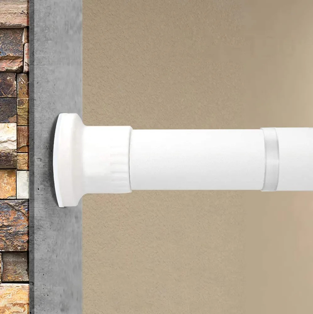 ASHLEYRIVER Room Divider Tension Curtain Rod,Tension Shower Window Curtain Rod,No Drilling,Very S... | Amazon (US)