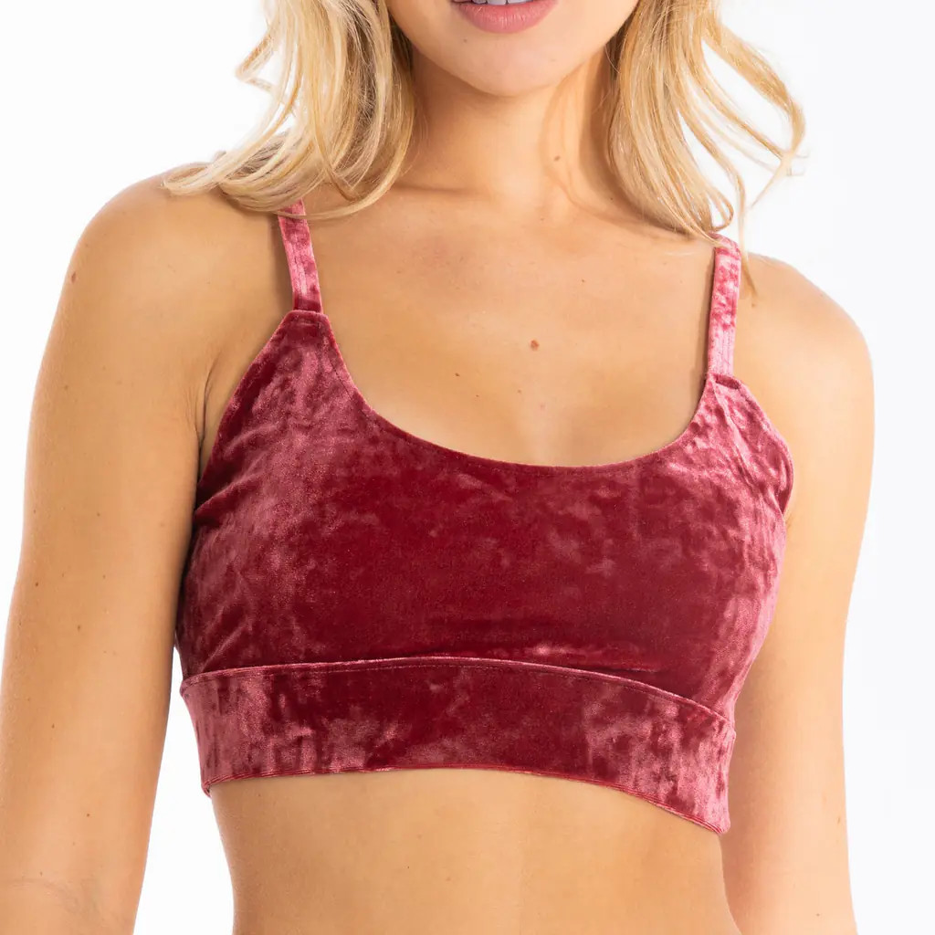 Red velvet Bralette | Shinesty