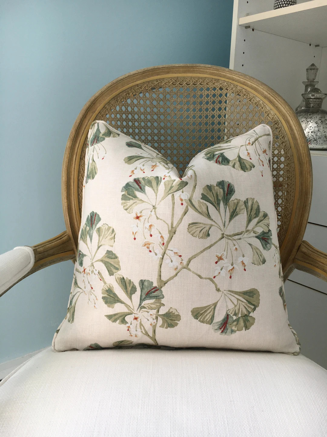 Colefax & Fowler greenacre 100% Linen High End Pillow Cover. One Side or Both Sides Designer Pill... | Etsy (US)