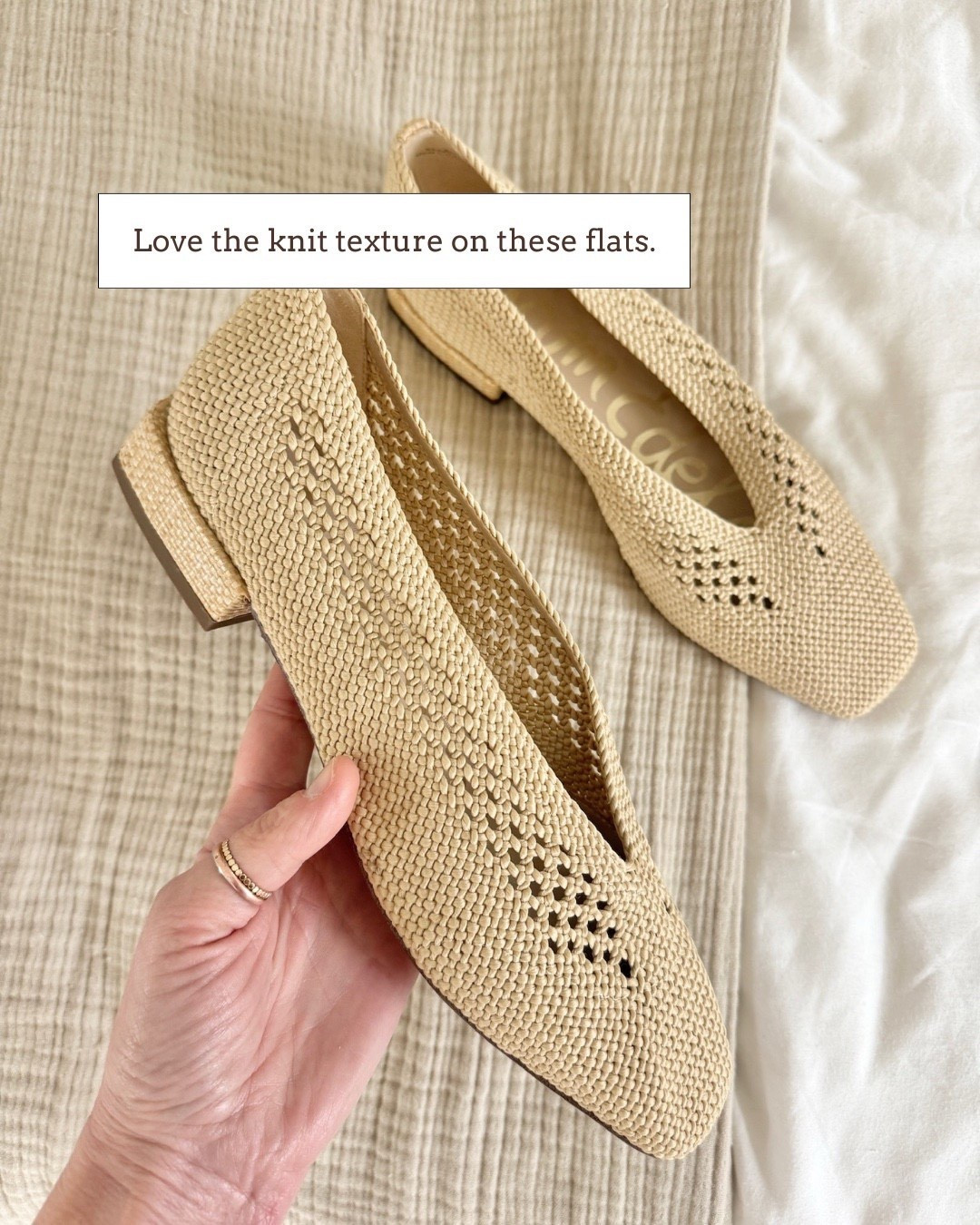 The trending knit flats 🙌🏻🙌🏻￼

#LTKWorkwear #LTKSeasonal #LTKmomlife