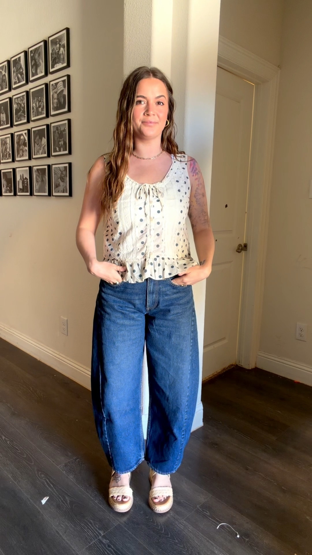 Loving the mid rise trend lately, almost as much as I’m love the small touches of western. Just a casual mom #ootd from @abercrombie 

#LTKootd #LTKdayinmylife #LTKmomlife