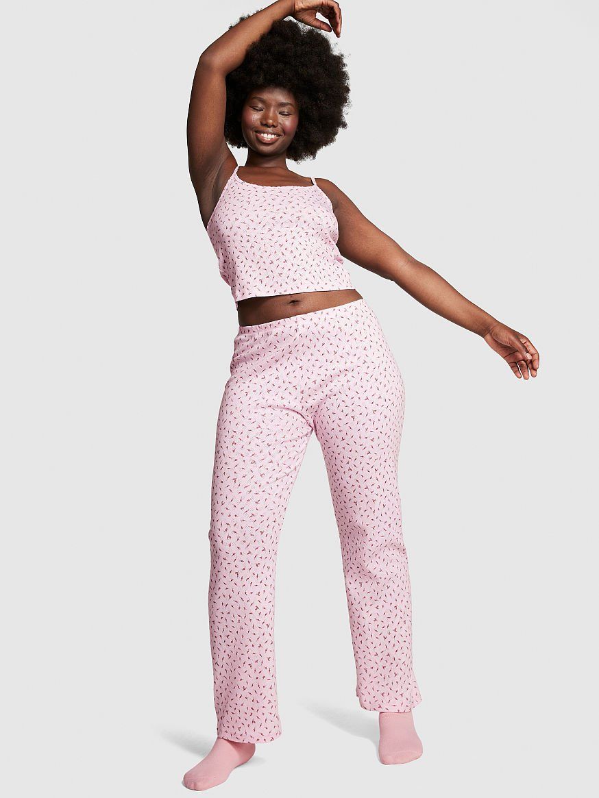 Cotton Heart Pointelle Long Pajama Set | Victoria's Secret (US / CA )