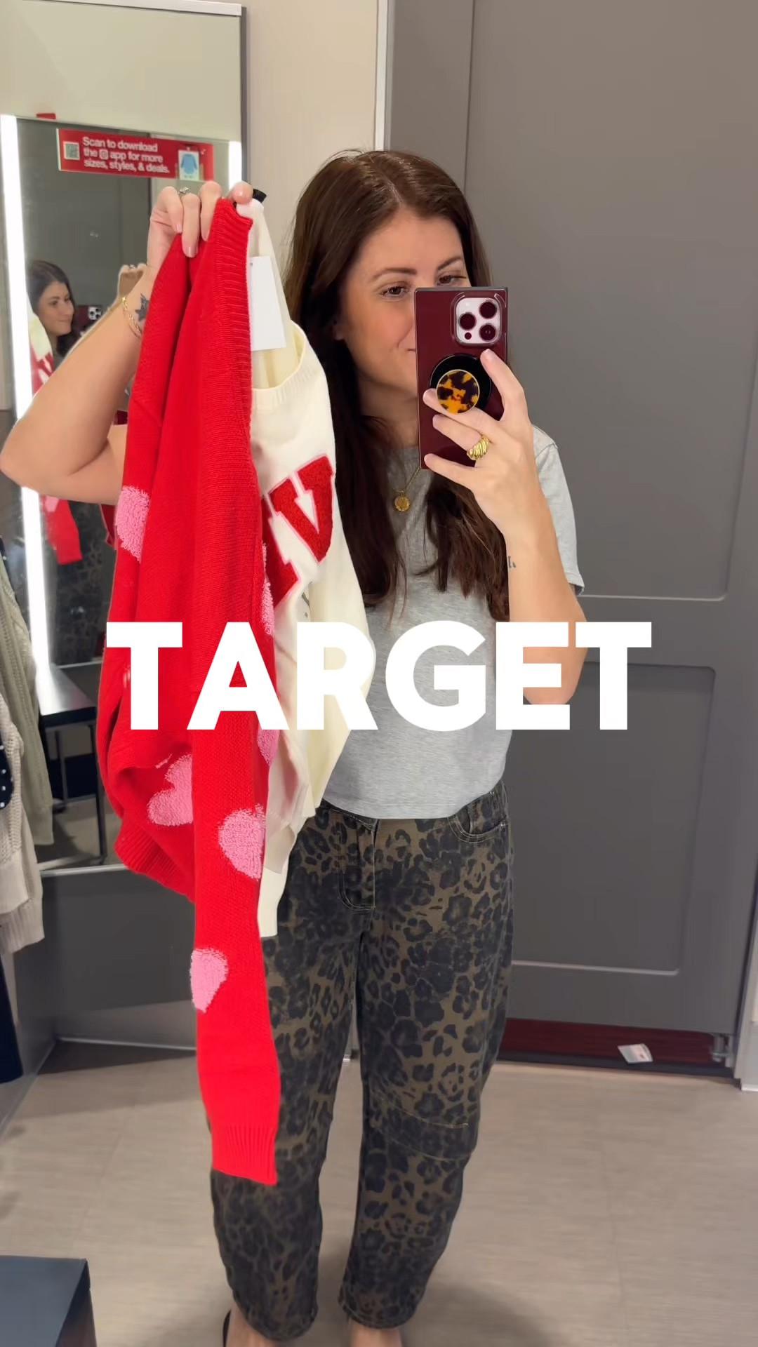 Loving these Valentines Day options from Target! ♥️💌💕💘🌹 So cute and festive! 

Follow me for more affordable fashion and Target finds!

Wearing a medium in both!

#LTKStyleTip #LTKSeasonal #LTKOver40
