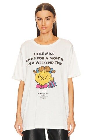 The Laundry Room Little Miss Weekend Oversized Tee in White from Revolve.com | Revolve Clothing (Global)