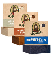 Dr. Squatch Natural Bar Soap for Men - Cold Process Soap with No Harsh Chemicals - Coconut Castaw... | Amazon (US)