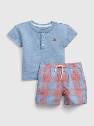 Baby Plaid Outfit Set | Gap (US)