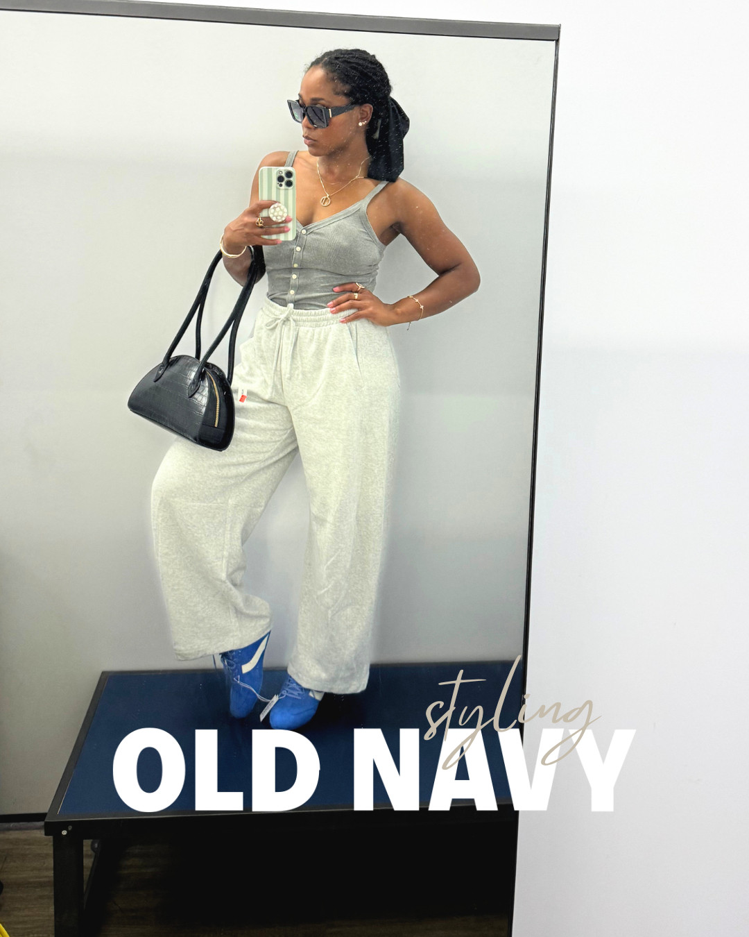 Proof you don't have to choose between comfort and style. Wide-leg pants + a fitted tank + fun sneakers = an easy outfit you'll actually want to wear.

#travelstyle #casualstyle #oldnavyfinds #ltkoutfit 

 #LTKgrwm #LTKootd #LTKActive