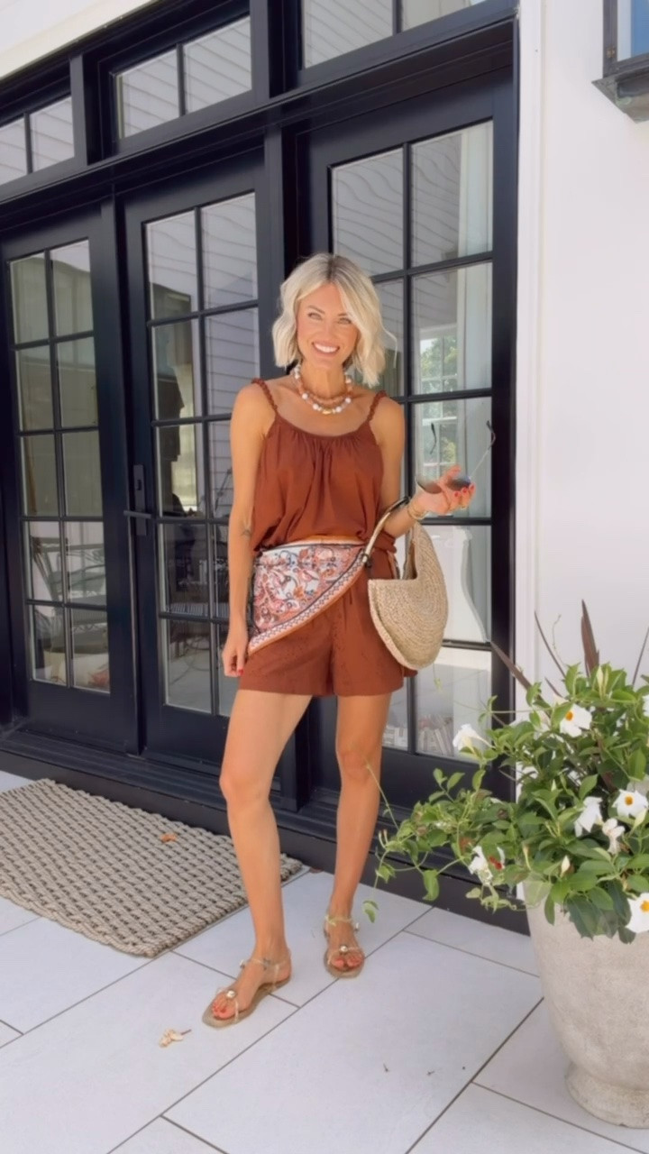 Adding a silk scarf is an easy way to elevate any look 👏🏼 wearing S.

Loverly Grey, Target find, Target fashion, matching set, summer fashion, summer outfit ideas

#LTKootd #LTKSeasonal