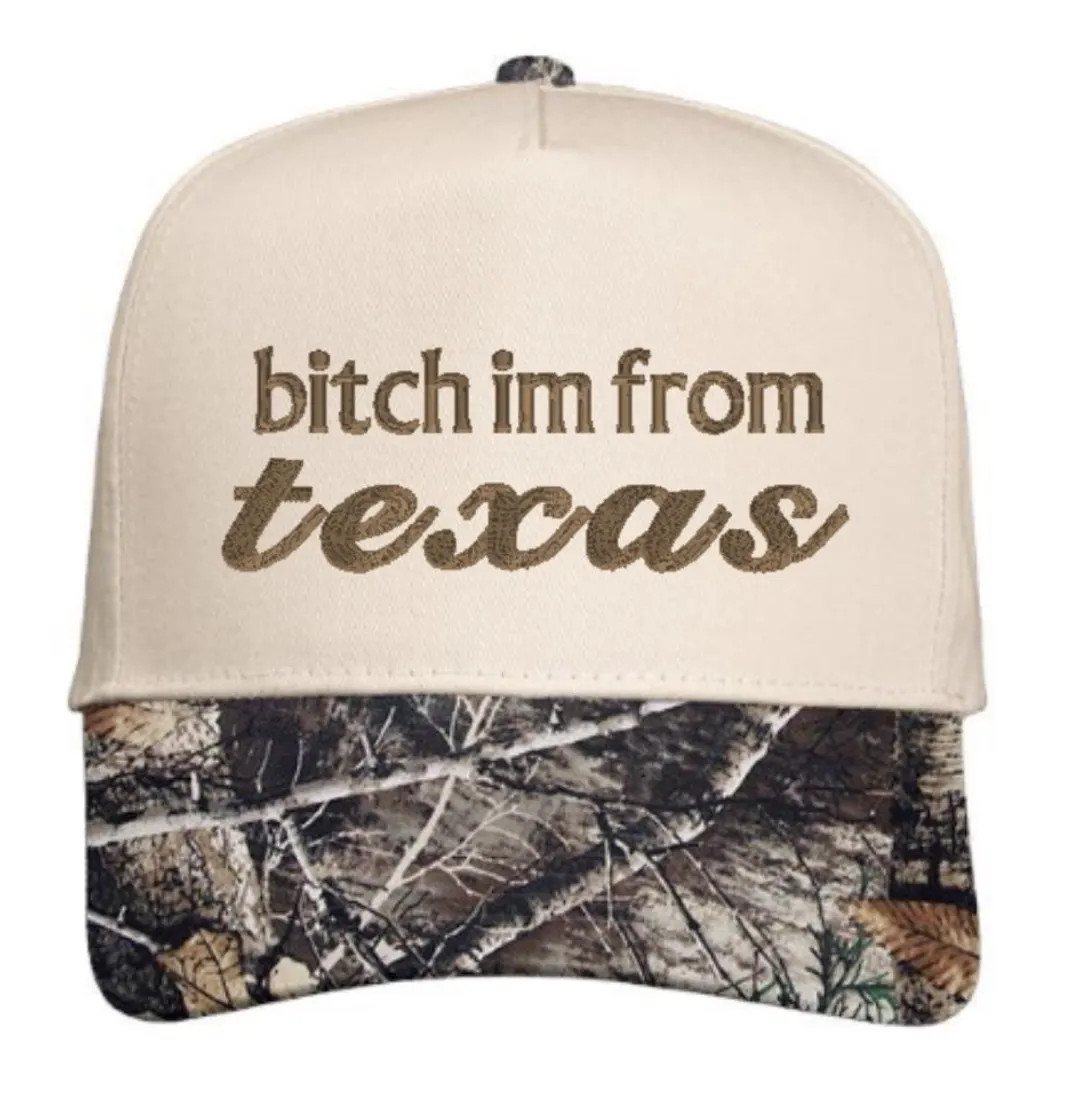 Cream Camo Texas Trucker Hat: Southern Pride Statement Cap - Etsy | Etsy (US)