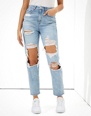 AE Highest Waist Mom Jean | American Eagle Outfitters (US & CA)