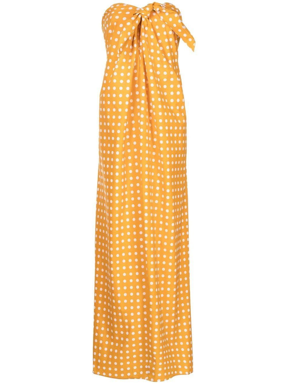 Kaia polka-dot maxi dress | Farfetch Global