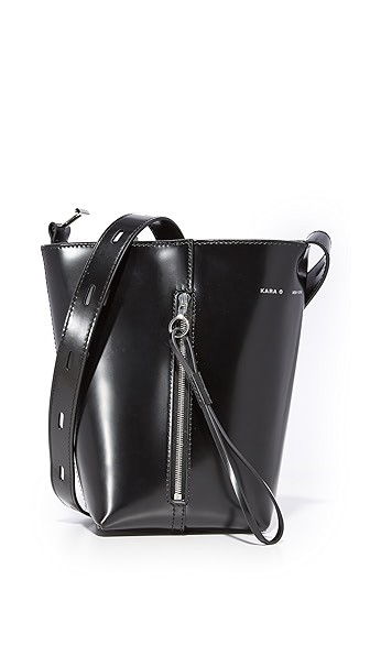 KARA Polished Panel Pail Bag | Shopbop