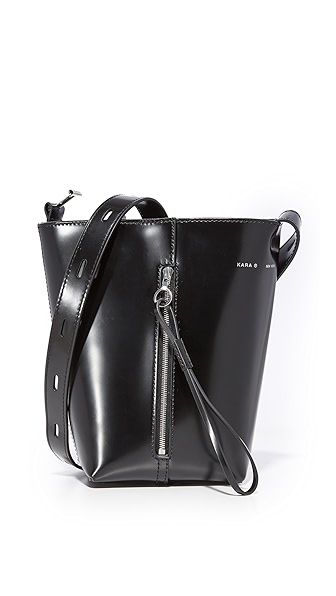 KARA Polished Panel Pail Bag | Shopbop