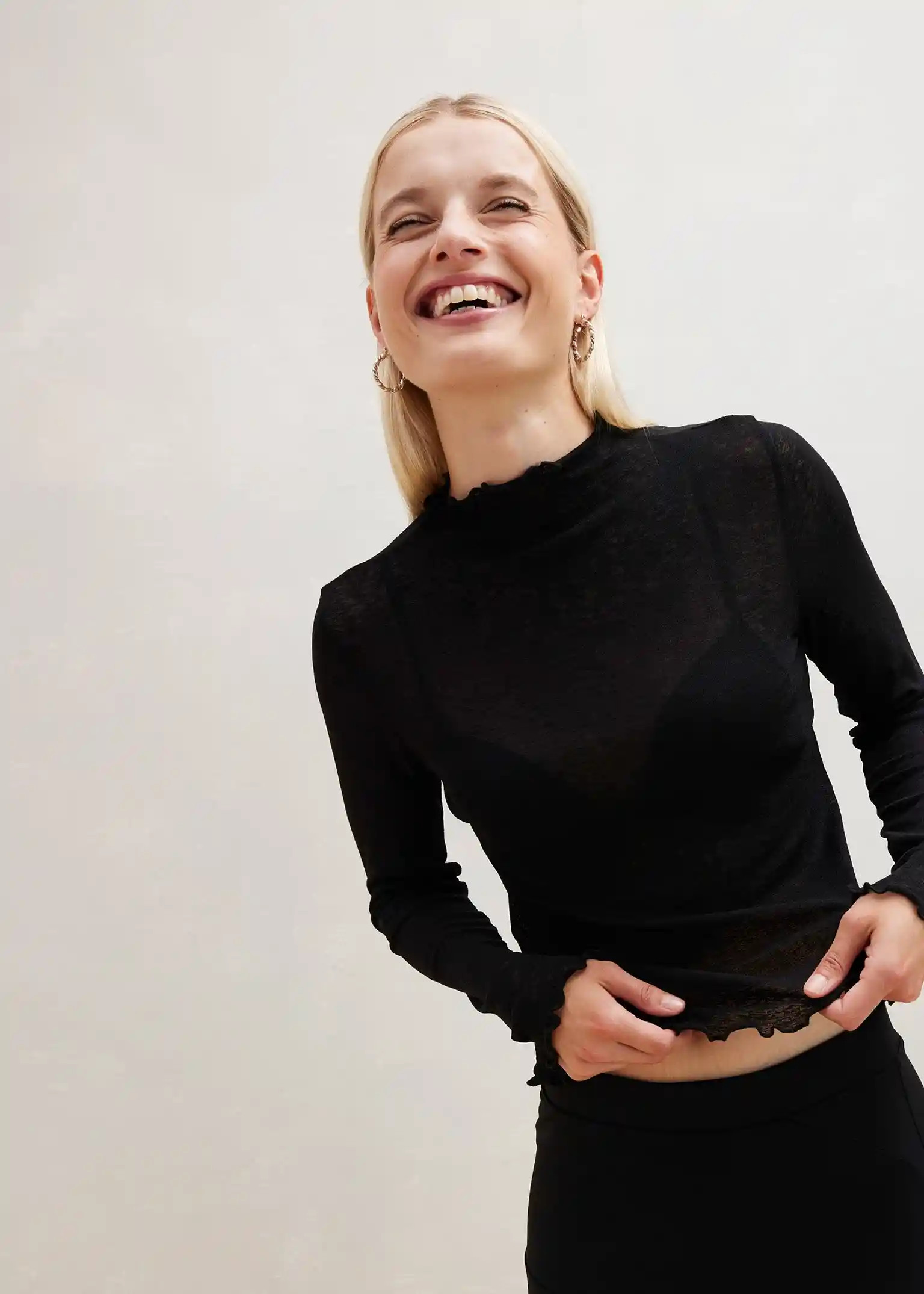 Transparentes Langarmshirt | Bonprix DE