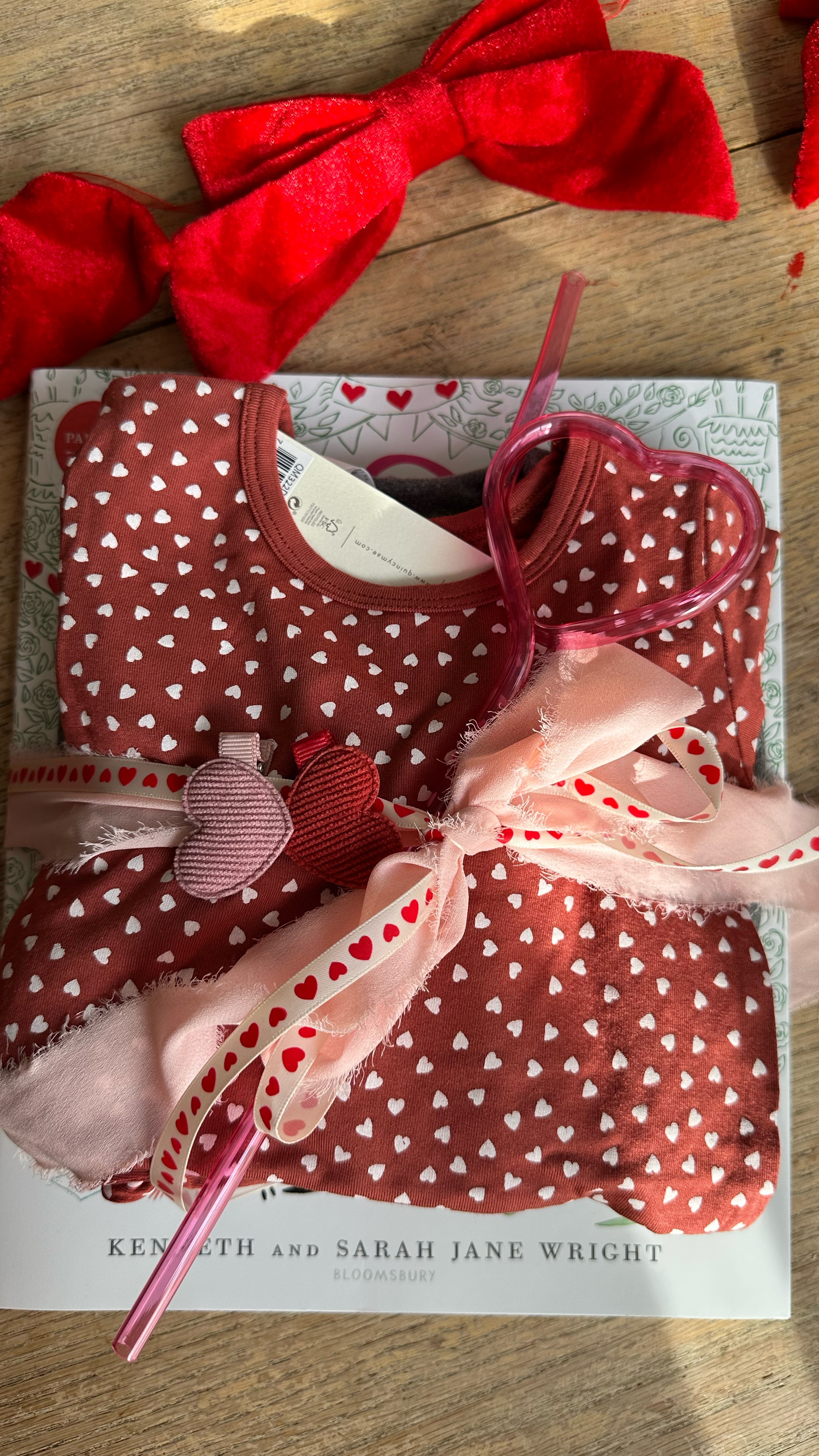 Make Valentine’s gifts for my kids with me! 🤍 
Adding a few new books to our collection. 
The cutest crew necks from @taylorwolfeshop with part of the proceeds going to the @pasadenahumane to help care for the animals affected by the fires. 
Cozy PJs.
A fun heart straw + cute clips for Gemma! 
Some fun heart PJs

#LTKKids #LTKGiftGuide #LTKSeasonal