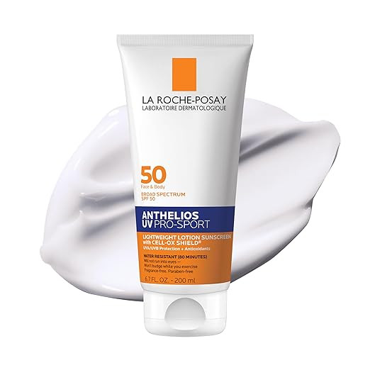 La Roche-Posay Anthelios UV Pro-Sport SPF 50 Sunscreen for Face & Body, Water & Sweat Resistant w... | Amazon (US)