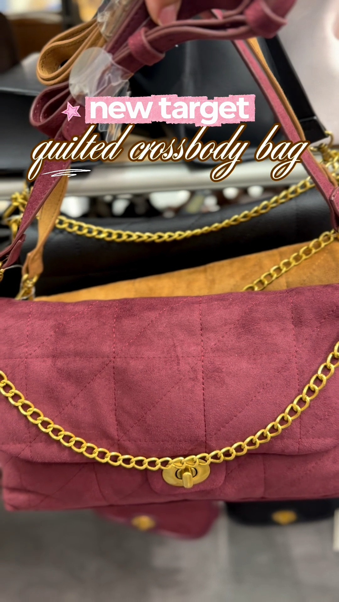 The prettiest new bag for fall! 🤎🍂 The quilted is giving such a luxury look but way more affordable!