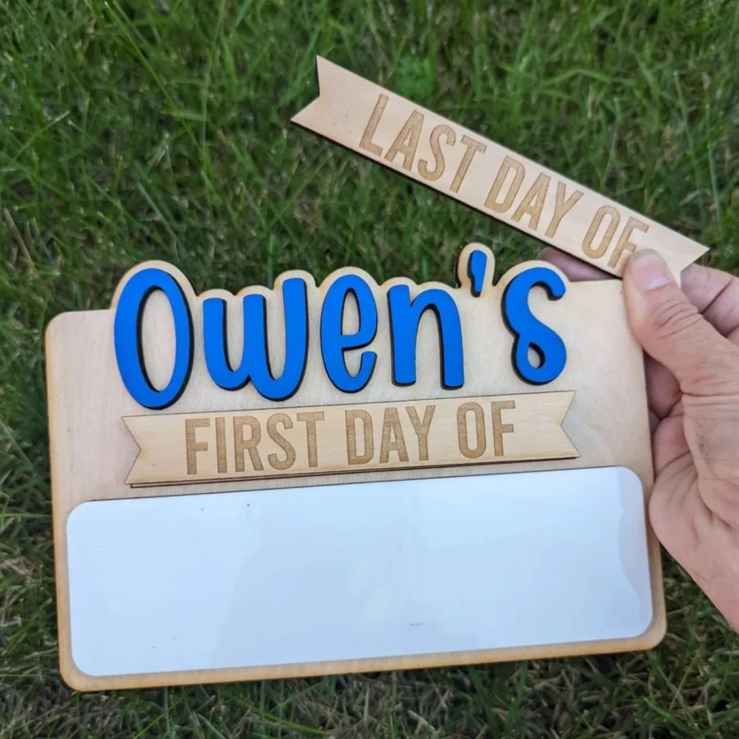 First & Last Day Interchangeable Sign, Back to School, First Day of School Sign, Last Day of Scho... | Etsy (US)