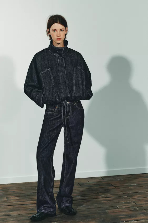 TRF LOW RISE WIDE LEG JEANS | Zara US