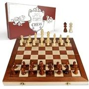 Citadel Games Chess Board Set – 15 in. Magnetic Wooden Chess Set for Adults | Walmart (US)