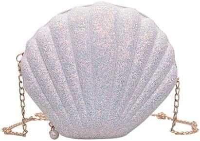 AegatarLue Sparkling Shell Clutch Evening Bag, Clutch Purse with Detachable Chain, Clutches Bag H... | Amazon (CA)