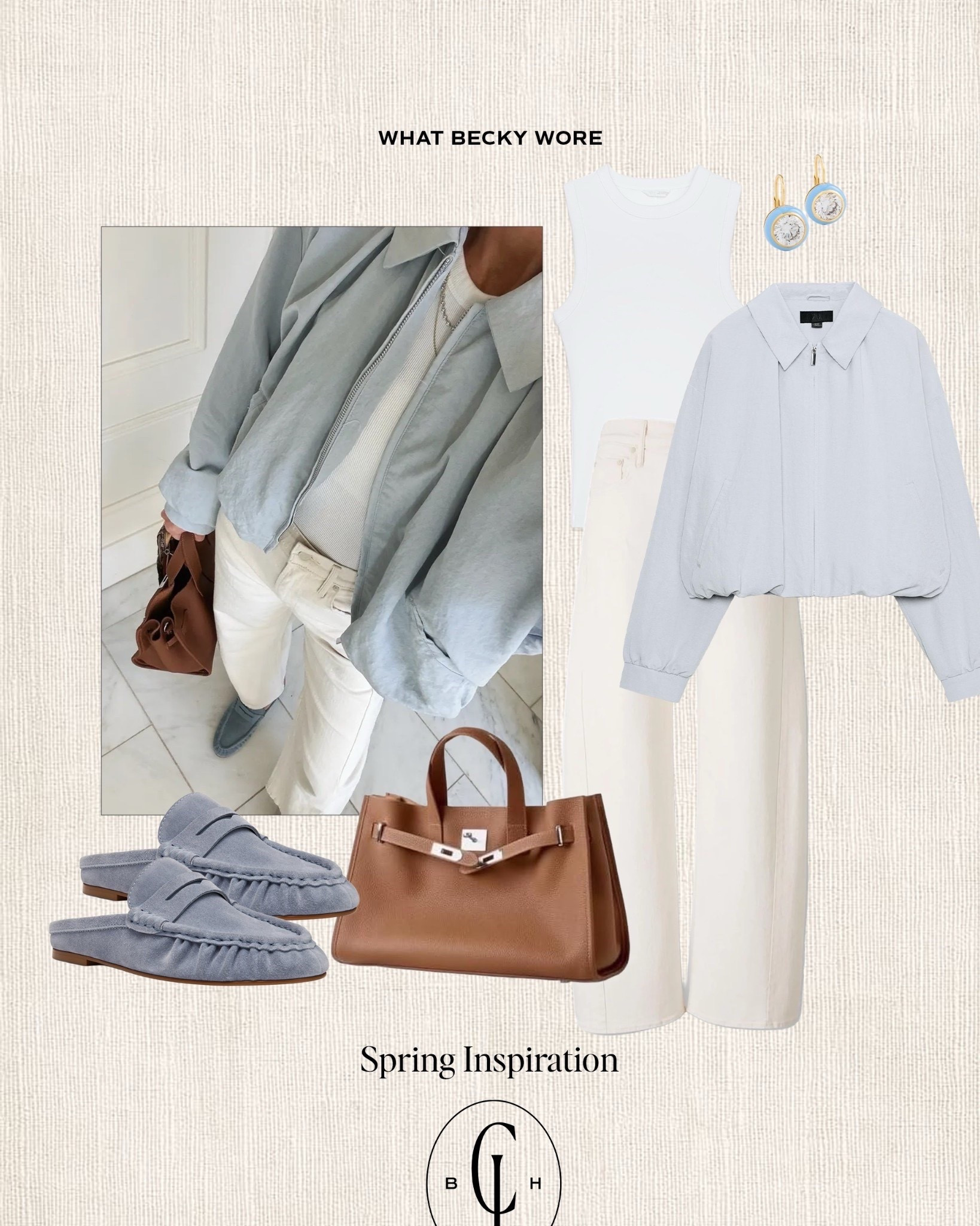 What Becky Wore | mid-week outfit inspiration with the perfect blue for spring. 

#LTKootd