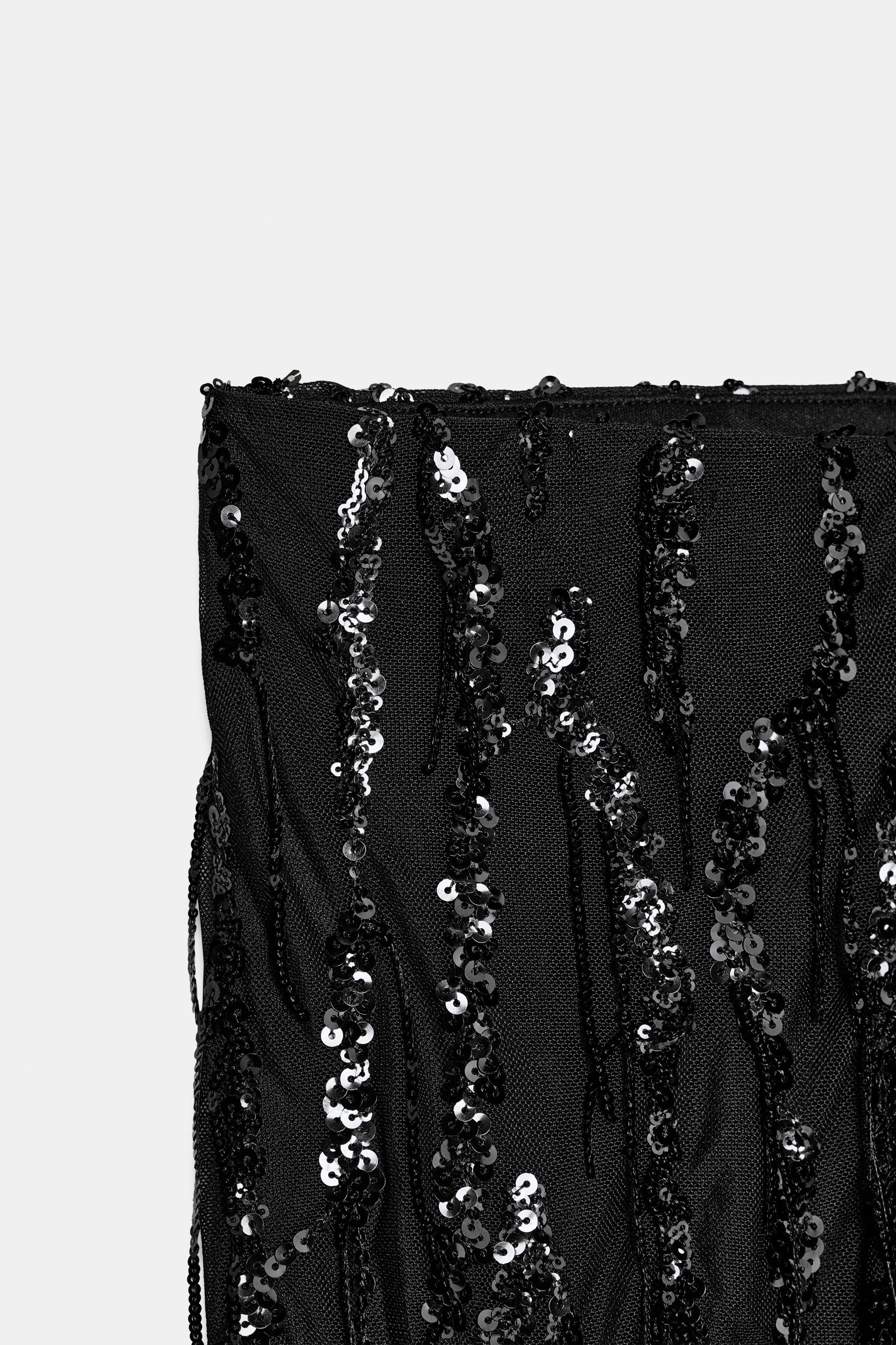 AUSGESTELLTE PAILLETTEN-LEGGINGS | Zara DE