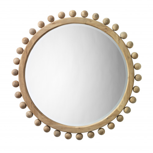 Jamie Young Brighton Mirror Natural Wood | Gracious Style