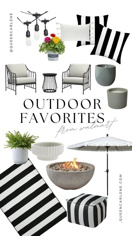 outdoor favorites from Walmart home! 🪴 I am ready to start thinking about sprucing up my outdoor patio, pool area, & my bbq grill area — and I am starting a garden this year! here’s my home patio inspo so far with outdoor candles, outdoor rugs, plant pot holders, & outdoor umbrellas! 🤗🌱

#LTKfindsunder100 #LTKSeasonal #LTKhome