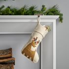 Felt Reindeer Stocking | West Elm | West Elm (US)