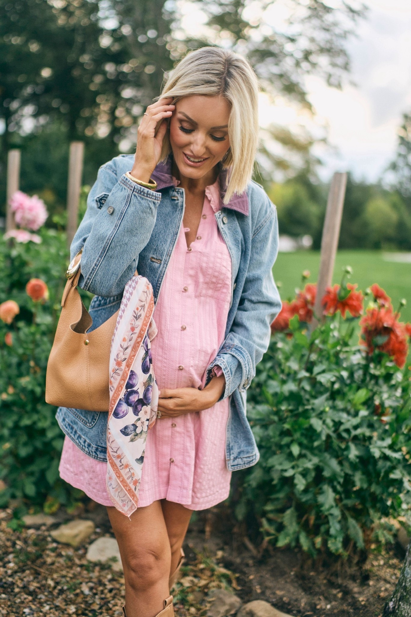 This pink ruffle collar mini dress with long sleeves pairs so beautifully with this denim barn jacket! Wearing size small in the dress & XS in the jacket.

Loverly Grey, Anthropologie, pink dress, mini dress, ruffle collar dress, long sleeve dress, denim barn jacket, neutral bag, neutral purse, fall fashion, fall outfit ideas, effortless style 

#LTKStyleTip #LTKTravel #LTKSeasonal