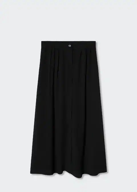 Midi satin skirt -  Women | Mango United Kingdom | MANGO (UK)