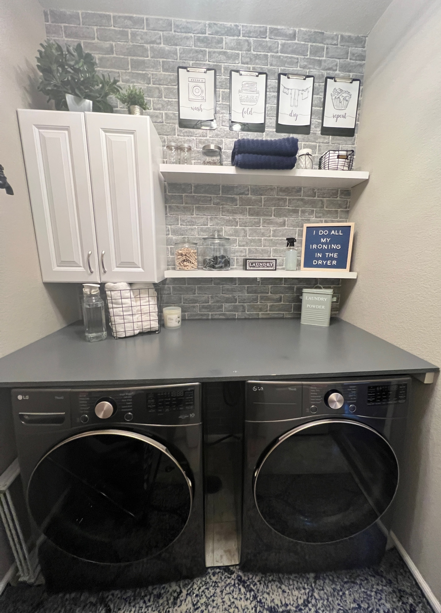Laundry Room Makeover!! Our DIY project!! 

#LTKfamily #LTKhome