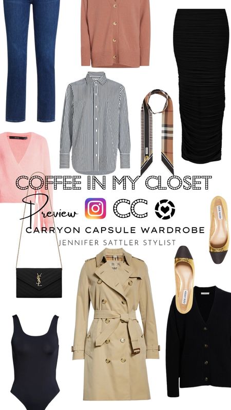 A COMPLETE CAPSULE WARDROBE THAT FITS IN A CARRYON. 

In today’s LIVE styling session I shared a sneak peek of some of the key pieces on my new carry-on capsule wardrobe coming to closetchoreography.com.

#LTKtravel #LTKover40