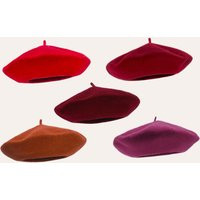 Red Berets - 100% Wool Beret, French Beret For Women in Red, Dark Wine Maroon, Burgundy, Raspberry V | Etsy (US)