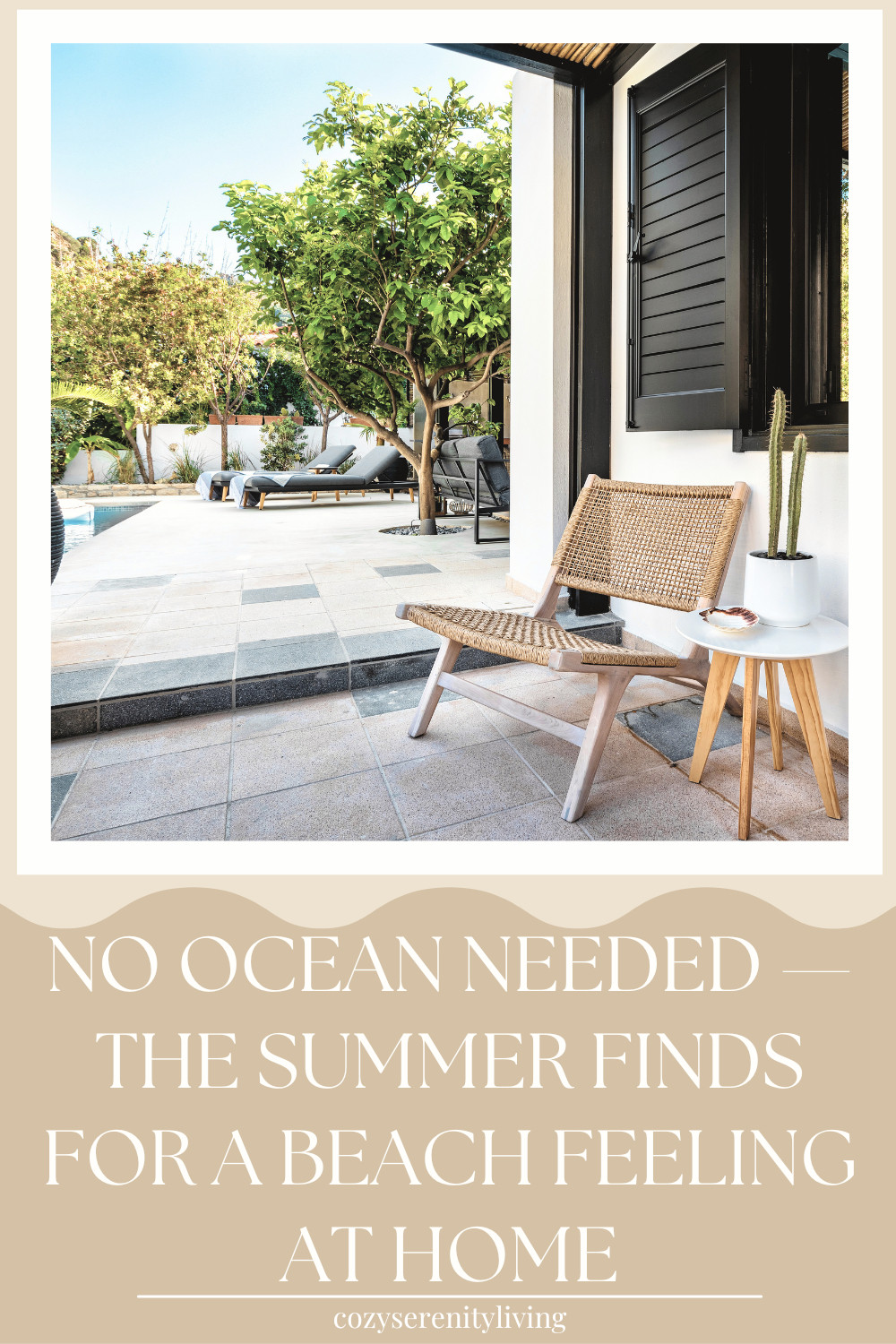 No Ocean Needed — The Summer Finds for a Beach Feeling at Home

Create a relaxed coastal retreat right in your own backyard with these affordable summer outdoor finds. From woven lounge chairs and natural textures to beach-inspired patio decor, outdoor accents, planters, lanterns, and poolside essentials, these pieces bring effortless vacation vibes to any space. Whether you're styling a balcony, terrace, garden, or pool area, these coastal-inspired finds help create a calm, airy, and resort-like atmosphere without leaving home. beach house decor, coastal outdoor living, patio styling ideas, summer home decor, backyard oasis inspiration, outdoor entertaining essentials, seaside aesthetic, woven furniture, outdoor lounge decor, coastal patio accessories, neutral outdoor decor, resort style backyard, beachy home inspiration, Amazon outdoor finds, affordable outdoor decor, summer decorating ideas, terrace makeover, coastal living inspiration

#LTKSeasonal #LTKHome #LTKTravel