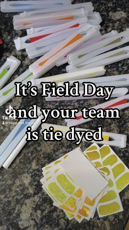 Field Days were always my favorite growing up, we sure did compete like our lives meant it. It was the moment you knew who your true friends were 🤣

I couldn't NOT prep these kids for today 💪🏼 🏁

We were tie dyed and trying to find a ton of tie dyed items was not as easy as i thought, so we went with multiple colors and they turned out anazing!

#fieldday #tiedye #party #goodiebag

#LTKKids #LTKVideo #LTKParties
